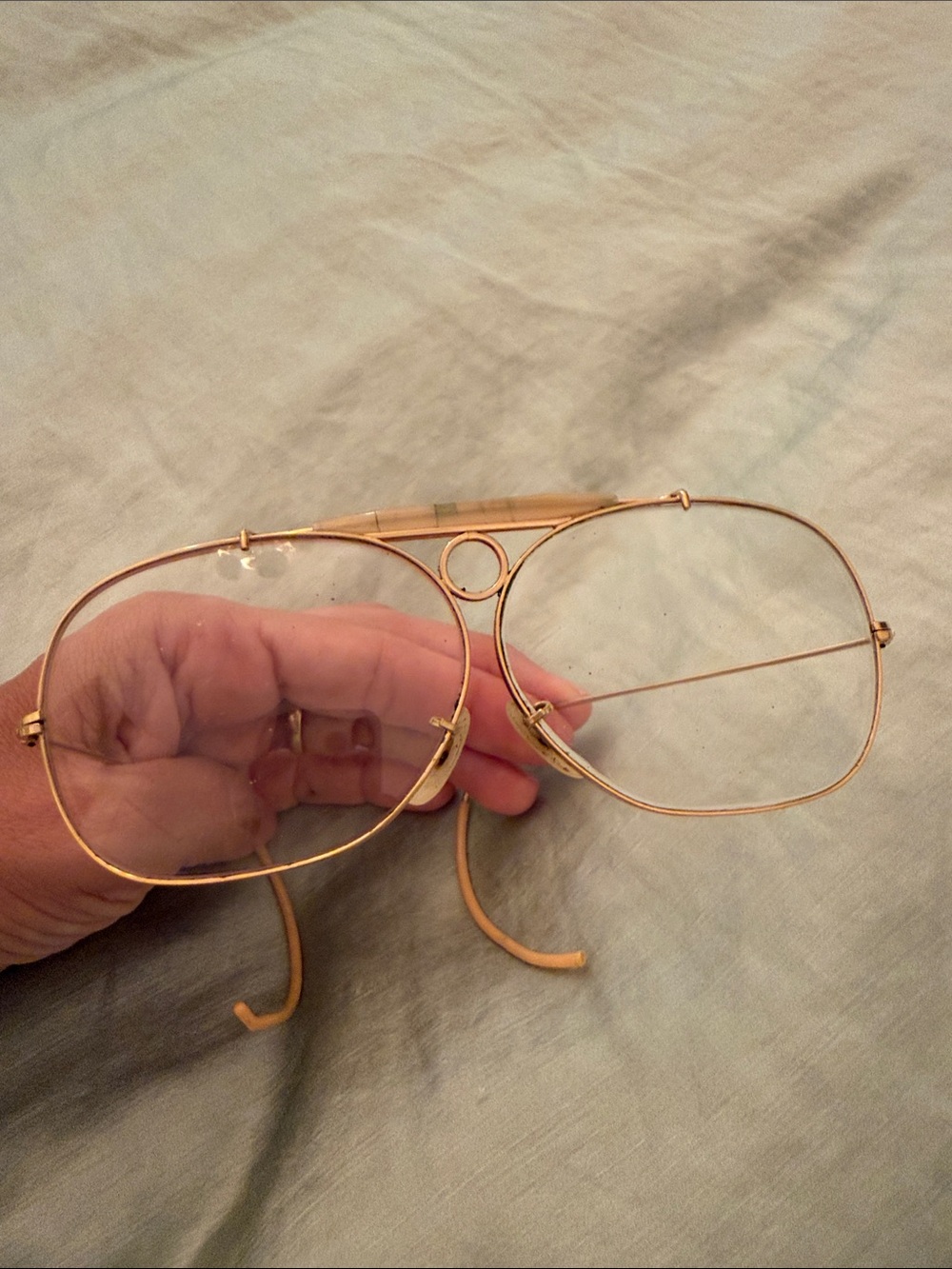Vintage B&L Ray-Ban Shooter Aviator Glasses